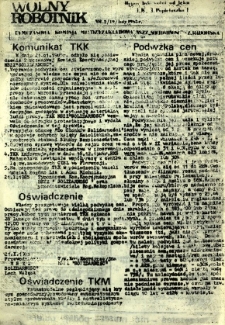 Wolny Robotnik, 1985, nr 2