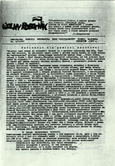 Wolny Robotnik, 1987, nr 4