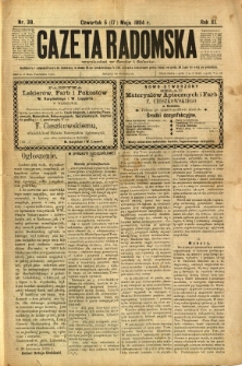 Gazeta Radomska, 1894, R. 11, nr 39