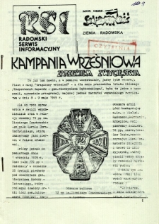 Radomski Serwis Informacyjny, 1981, nr 9