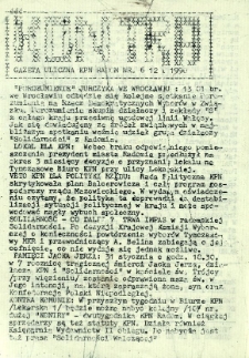 Kontra Gazeta Uliczna, 1990, nr 6