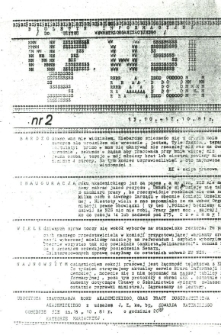 Biuletyn Informacyjny NSZ WSI Radom, 1981, nr 2