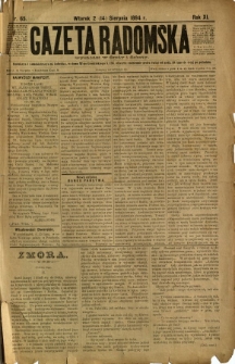 Gazeta Radomska, 1894, R. 11, nr 65