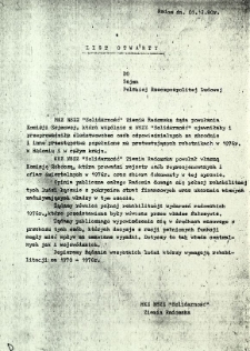 List otwarty do Sejmu Polskiej Rzeczpospolitej Ludowej, z dnia 1 grudnia 1980 r.