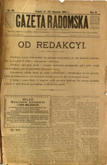 Gazeta Radomska, 1894, R. 11, nr 68