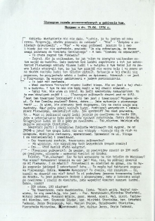 Stenogram rozmów przeprowadzonych w gabinecie kom. Mazgawy w dn. 25.06.1976 r.
