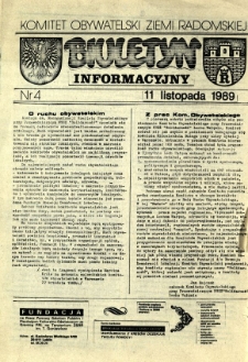 Biuletyn Informacyjny, R. 1989, nr 4