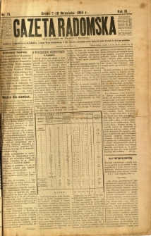 Gazeta Radomska, 1894, R. 11, nr 75