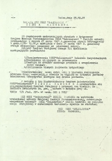 Uchwała NSZZ "Solidarność" Ziemia Radomska, z dnia 25 marca 1981 r.