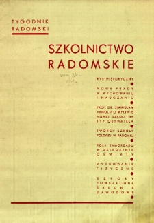 Tygodnik Radomski, 1934, R. 2, nr 18