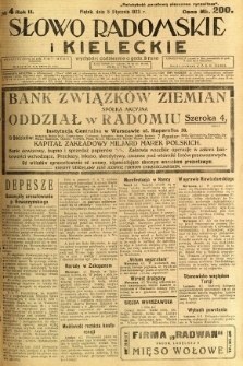 Słowo Radomskie i Kieleckie, 1923, R.2, nr 4