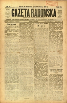 Gazeta Radomska, 1898, R. 15, nr 75