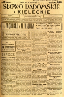 Słowo Radomskie i Kieleckie, 1923, R.2, nr 18