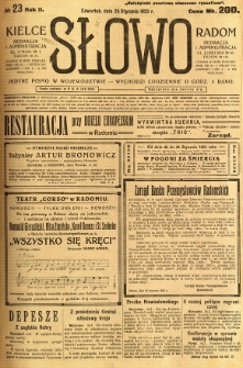 Słowo, 1923, R.2, nr 23