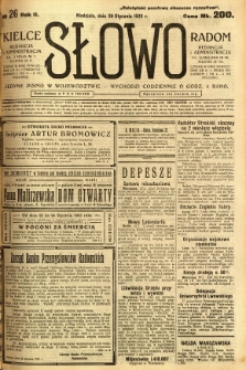Słowo, 1923, R.2, nr 26