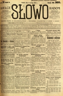 Słowo, 1923, R. 2, nr 36
