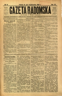 Gazeta Radomska, 1898, R. 15, nr 81