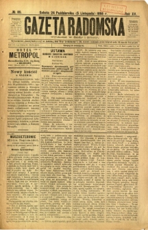 Gazeta Radomska, 1898, R. 15, nr 85