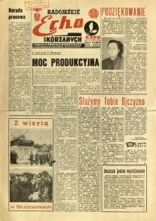 Radomskie Echo Skórzanych, 1969, R. 14, nr 18