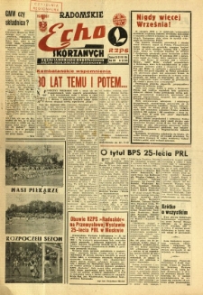Radomskie Echo Skórzanych, 1969, R. 14, nr 22