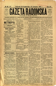 Gazeta Radomska, 1898, R. 15, nr 86-87