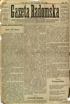 Gazeta Radomska, 1898, R. 15, nr 90