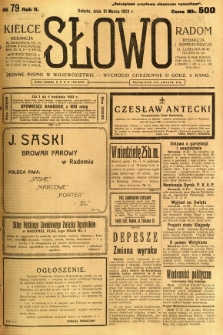 Słowo, 1923, R. 2, nr 79