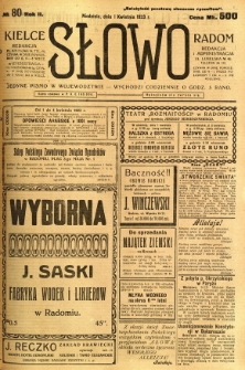 Słowo, 1923, R. 2, nr 80