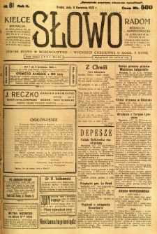 Słowo, 1923, R. 2, nr 81
