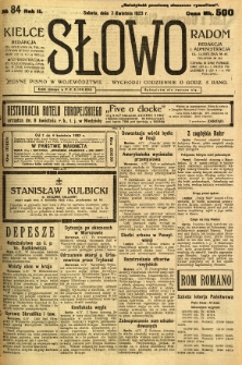 Słowo, 1923, R. 2, nr 84