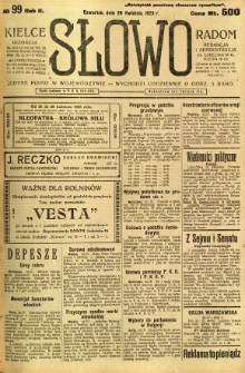 Słowo, 1923, R. 2, nr 99