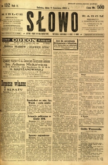 Słowo, 1923, R. 2, nr 132