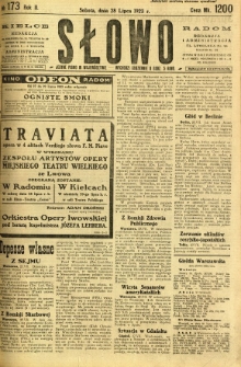 Słowo, 1923, R. 2, nr 173