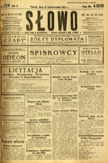 Słowo, 1923, R. 2, nr 224