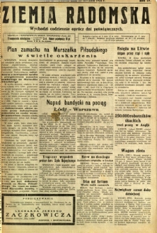 Ziemia Radomska, 1931, R. 4, nr 14