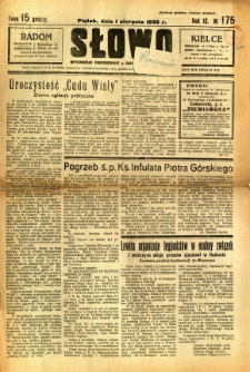 Słowo, 1930. R. 9, nr 175