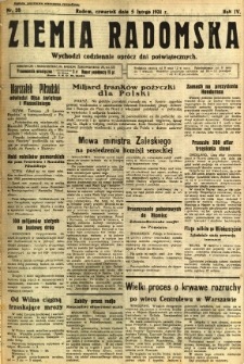Ziemia Radomska, 1931, R. 4, nr 28