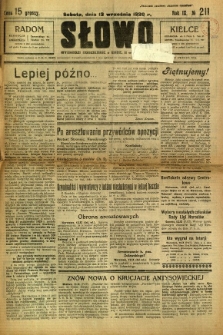 Słowo, 1930. R. 9, nr 211