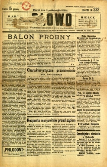 Słowo, 1928, R. 7, nr 232