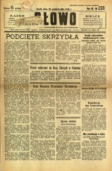 Słowo, 1928, R. 7, nr 233
