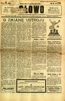 Słowo, 1928, R. 7, nr 235