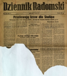 Dziennik Radomski, 1944, R. 5, nr 208