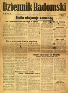 Dziennik Radomski, 1944, R. 5, nr 229
