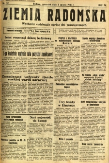 Ziemia Radomska, 1931, R. 4, nr 52