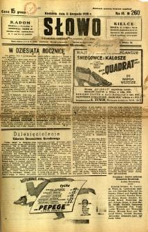 Słowo, 1928, R. 7, nr 260