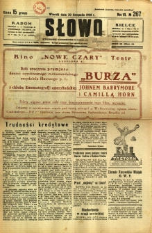Słowo, 1928, R. 7, nr 267