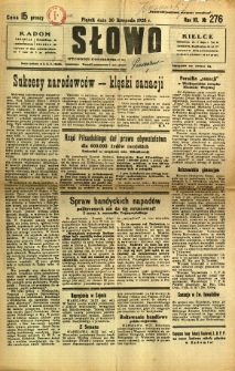 Słowo, 1928, R. 7, nr 276