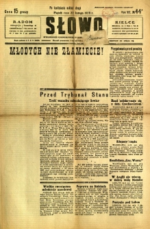 Słowo, 1929, R. 8, nr 44