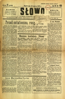 Słowo, 1929, R. 8, nr 68