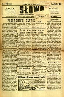 Słowo, 1929, R. 8, nr 69